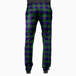 ScotsTee Shop Scottish Gammell 1978 Men's Tartan Trousers Plaid Trews - Regular Fit