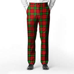 ScotsTee Shop Scottish Kerr Men's Tartan Trousers Plaid Trews - Regular Fit