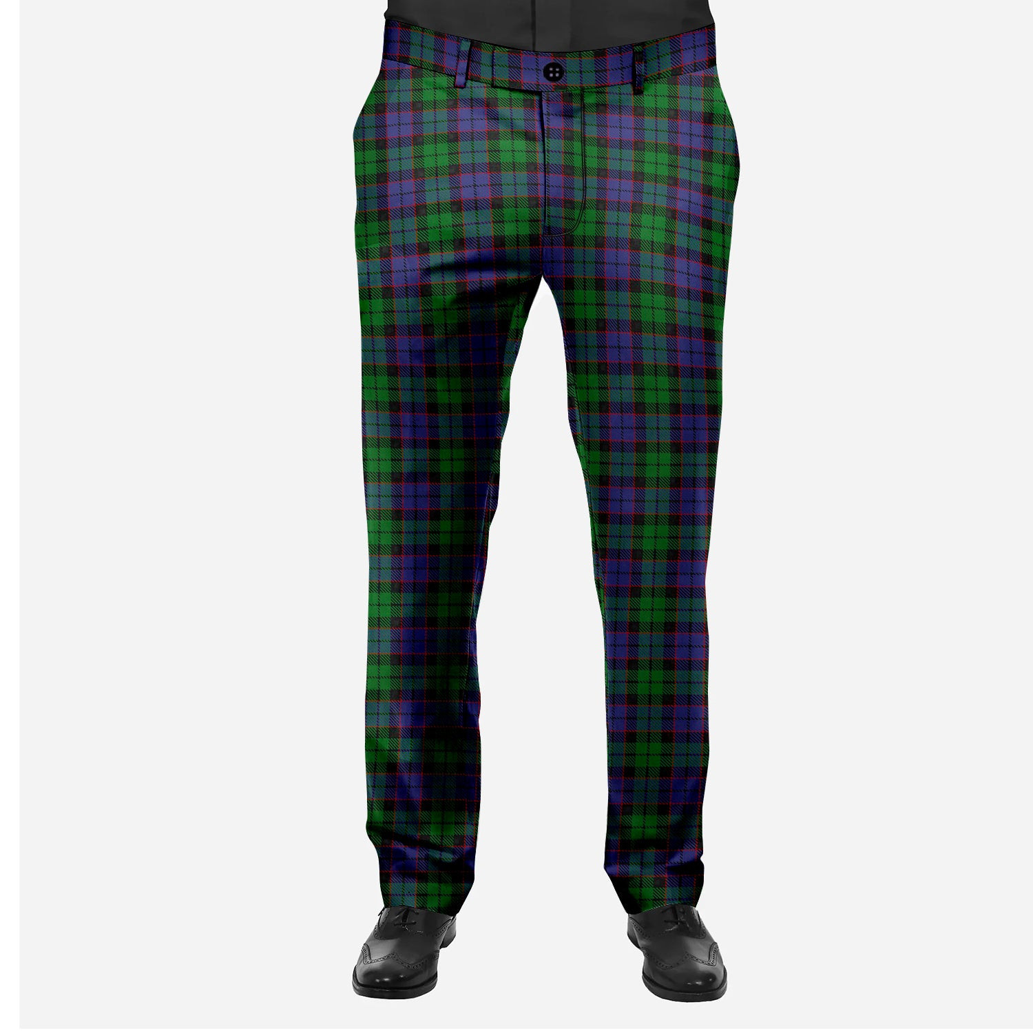 ScotsTee Shop Scottish Gallamore Men's Tartan Trousers Plaid Trews - Regular Fit