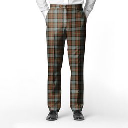 ScotsTee Shop Scottish Fergusson Weathered Men's Tartan Trousers Plaid Trews - Regular Fit