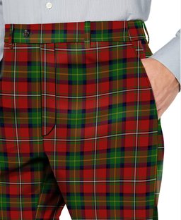 ScotsTee Shop Scottish Fullerton Men's Tartan Trousers Plaid Trews - Regular Fit