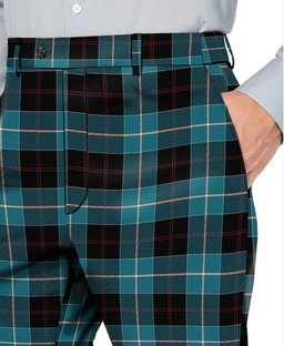 ScotsTee Shop Scottish Dunlop Ancient Men's Tartan Trousers Plaid Trews - Regular Fit