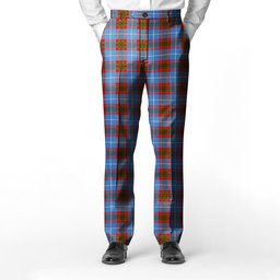 ScotsTee Shop Scottish Edinburgh Men's Tartan Trousers Plaid Trews - Regular Fit