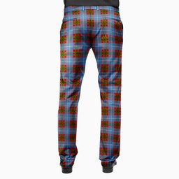 ScotsTee Shop Scottish Edinburgh Men's Tartan Trousers Plaid Trews - Regular Fit