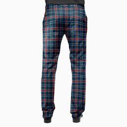 ScotsTee Shop Scottish Gandy of Myrton Men's Tartan Trousers Plaid Trews - Regular Fit