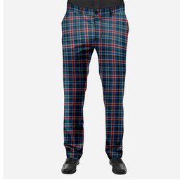 ScotsTee Shop Scottish Gandy of Myrton Men's Tartan Trousers Plaid Trews - Regular Fit