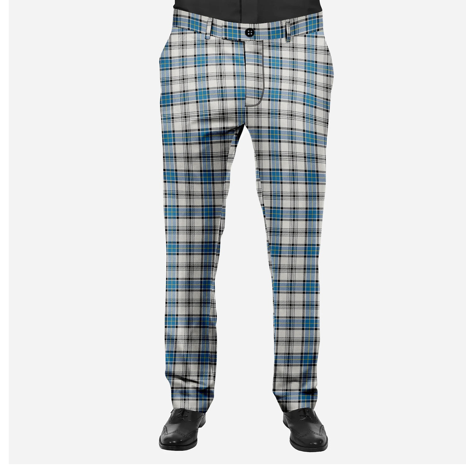 ScotsTee Shop Scottish Hannay Ancient Men's Tartan Trousers Plaid Trews - Regular Fit