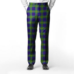 ScotsTee Shop Scottish Greene Men's Tartan Trousers Plaid Trews - Regular Fit