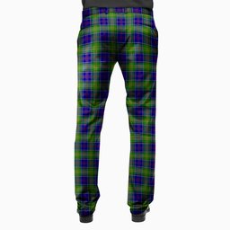 ScotsTee Shop Scottish Greene Men's Tartan Trousers Plaid Trews - Regular Fit