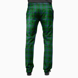 ScotsTee Shop Scottish Henderson MacKendrick Men's Tartan Trousers Plaid Trews - Regular Fit