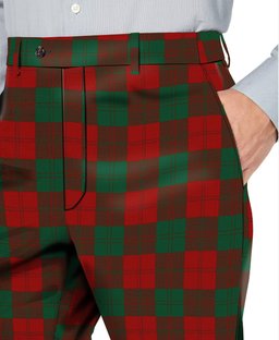 ScotsTee Shop Scottish Erskine Men's Tartan Trousers Plaid Trews - Regular Fit