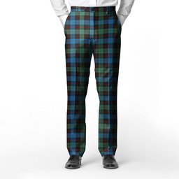ScotsTee Shop Scottish Guthrie Men's Tartan Trousers Plaid Trews - Regular Fit