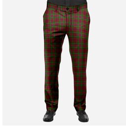 ScotsTee Shop Scottish Leighton Men's Tartan Trousers Plaid Trews - Regular Fit