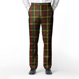 ScotsTee Shop Scottish MacKillen Men's Tartan Trousers Plaid Trews - Regular Fit
