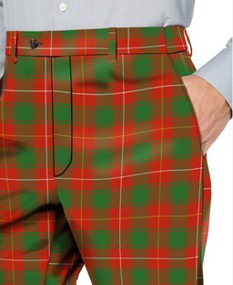 ScotsTee Shop Scottish MacFie Ancient Men's Tartan Trousers Plaid Trews - Regular Fit