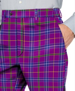 ScotsTee Shop Scottish Jackson Men's Tartan Trousers Plaid Trews - Regular Fit