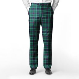 ScotsTee Shop Scottish Duncan Modern Clan Men's Tartan Trousers Plaid Trews - Regular Fit