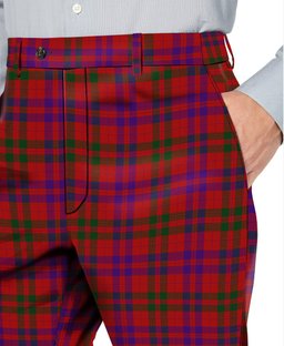ScotsTee Shop Scottish Lovat or Fraser Men's Tartan Trousers Plaid Trews - Regular Fit