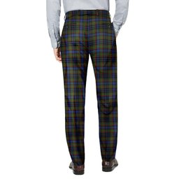 ScotsTee Shop Scottish MacClellan Men's Tartan Trousers Plaid Trews - Regular Fit