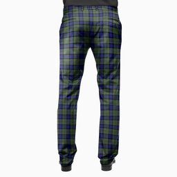 ScotsTee Shop Scottish MacLaren Men's Tartan Trousers Plaid Trews - Regular Fit
