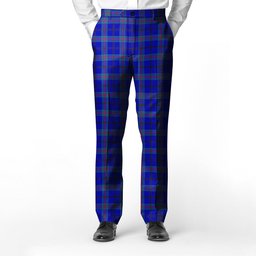 ScotsTee Shop Scottish Kinding Men's Tartan Trousers Plaid Trews - Regular Fit