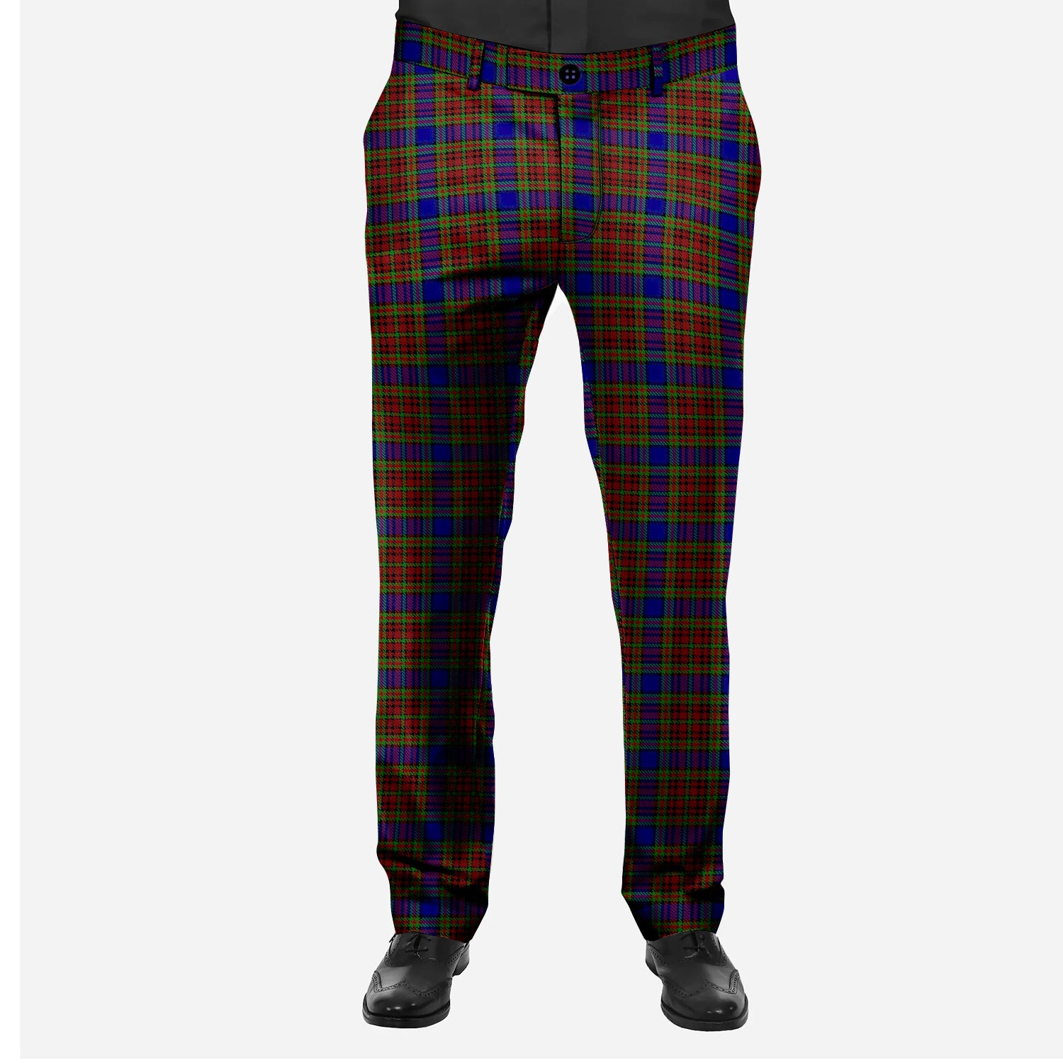 ScotsTee Shop Scottish Highfield Men's Tartan Trousers Plaid Trews - Regular Fit