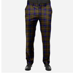 ScotsTee Shop Scottish Highfield Hunting Men's Tartan Trousers Plaid Trews - Regular Fit