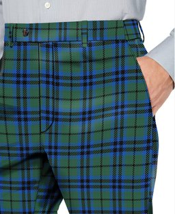 ScotsTee Shop Scottish Keith Men's Tartan Trousers Plaid Trews - Regular Fit