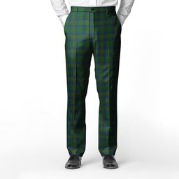ScotsTee Shop Scottish Kennedy Men's Tartan Trousers Plaid Trews - Regular Fit