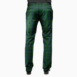 ScotsTee Shop Scottish Kennedy Men's Tartan Trousers Plaid Trews - Regular Fit