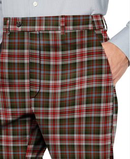 ScotsTee Shop Scottish Jacobite Dress 1 Men's Tartan Trousers Plaid Trews - Regular Fit