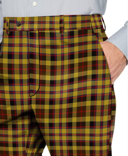 ScotsTee Shop Scottish Jardine Men's Tartan Trousers Plaid Trews - Regular Fit