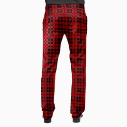 ScotsTee Shop Scottish Hog Men's Tartan Trousers Plaid Trews - Regular Fit