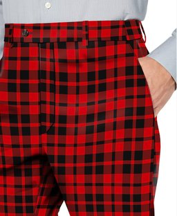 ScotsTee Shop Scottish Hog Men's Tartan Trousers Plaid Trews - Regular Fit