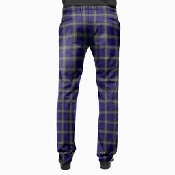 ScotsTee Shop Scottish Kinnaird Men's Tartan Trousers Plaid Trews - Regular Fit