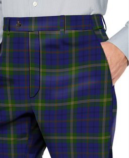 ScotsTee Shop Scottish Joss Men's Tartan Trousers Plaid Trews - Regular Fit