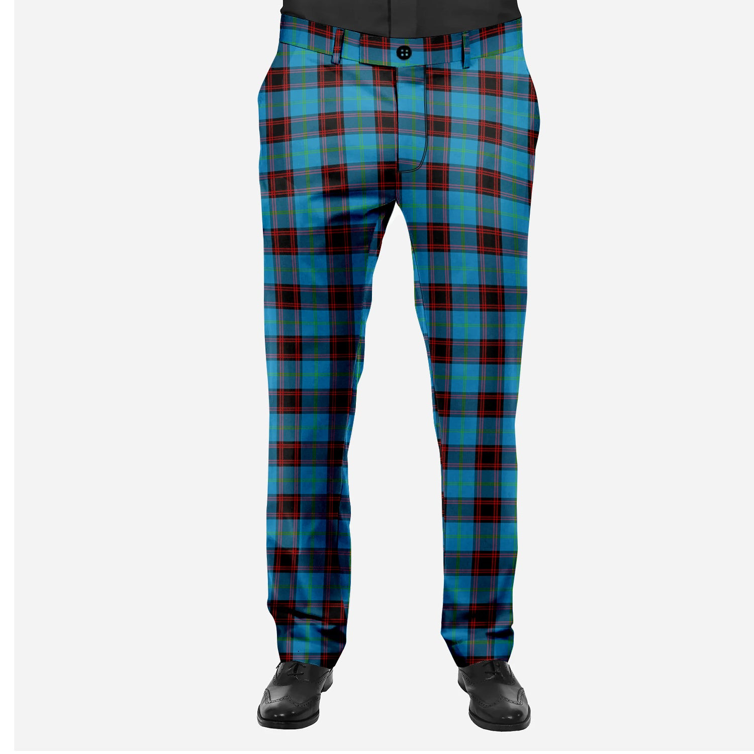 ScotsTee Shop Scottish Hume Ancient Men's Tartan Trousers Plaid Trews - Regular Fit