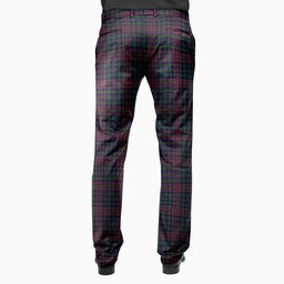 ScotsTee Shop Scottish Jrgensen of Taasingee Men's Tartan Trousers Plaid Trews - Regular Fit