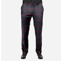 ScotsTee Shop Scottish Jrgensen of Taasingee Men's Tartan Trousers Plaid Trews - Regular Fit