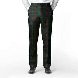 ScotsTee Shop Scottish Kalkofen Men's Tartan Trousers Plaid Trews - Regular Fit