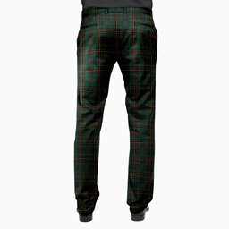 ScotsTee Shop Scottish Kalkofen Men's Tartan Trousers Plaid Trews - Regular Fit