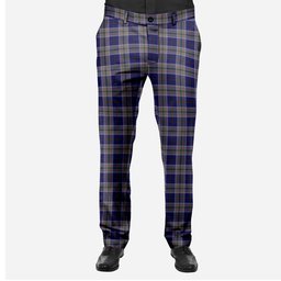 ScotsTee Shop Scottish Heston Men's Tartan Trousers Plaid Trews - Regular Fit