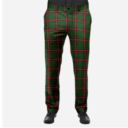 ScotsTee Shop Scottish King George VI Men's Tartan Trousers Plaid Trews - Regular Fit