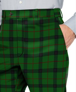 ScotsTee Shop Scottish Kincaid Men's Tartan Trousers Plaid Trews - Regular Fit