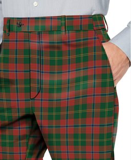 ScotsTee Shop Scottish Hutcheson Men's Tartan Trousers Plaid Trews - Regular Fit