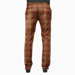 ScotsTee Shop Scottish Jacobite Old Men's Tartan Trousers Plaid Trews - Regular Fit
