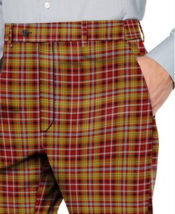 ScotsTee Shop Scottish Jacobite Old Men's Tartan Trousers Plaid Trews - Regular Fit