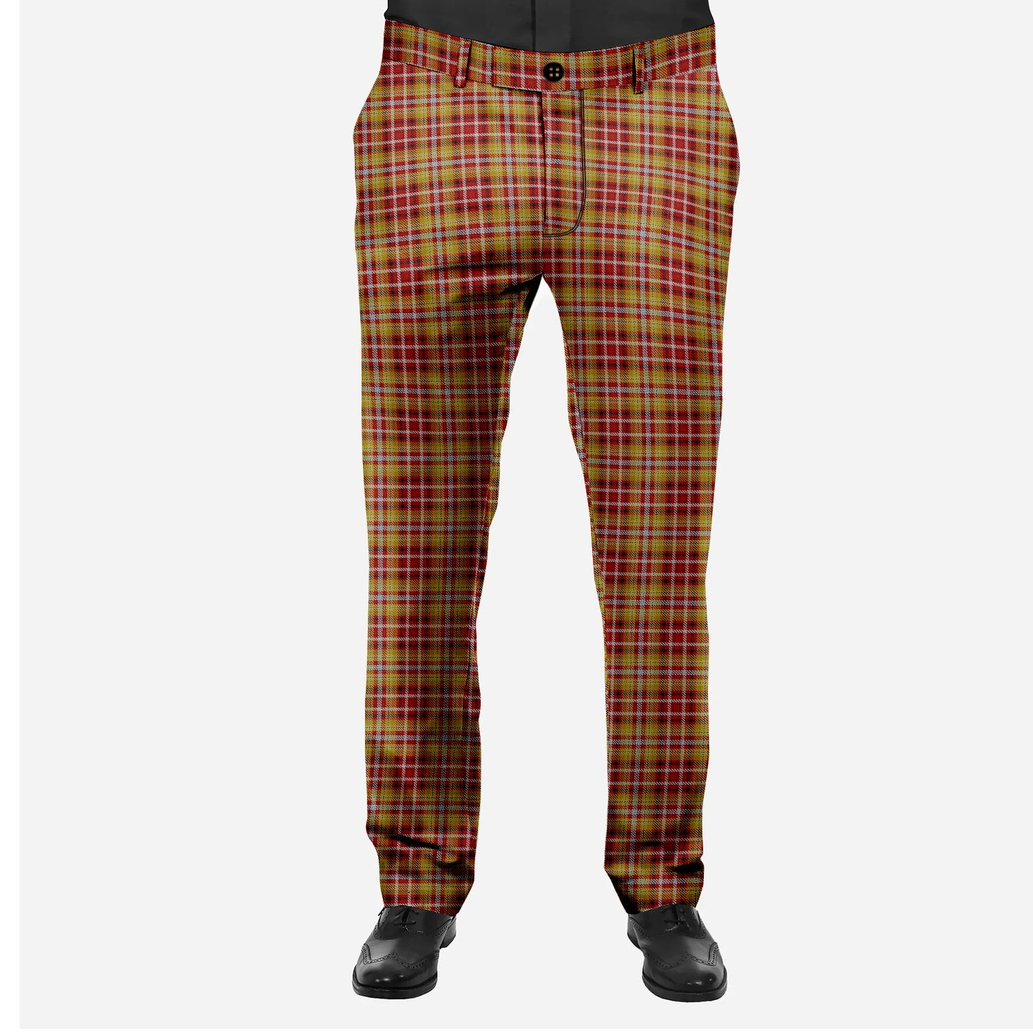 ScotsTee Shop Scottish Jacobite Old Men's Tartan Trousers Plaid Trews - Regular Fit