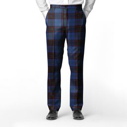 ScotsTee Shop Scottish Hume Men's Tartan Trousers Plaid Trews - Regular Fit