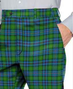 ScotsTee Shop Scottish Hosey Men's Tartan Trousers Plaid Trews - Regular Fit